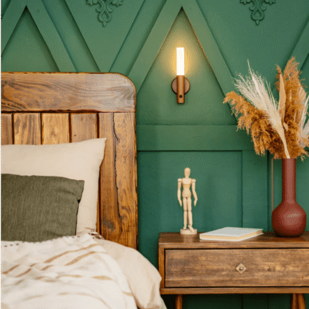 Arne - Rechargeable Wooden Sconce