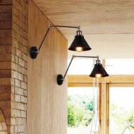 Alaine - Industrial Plug In Wall Sconce