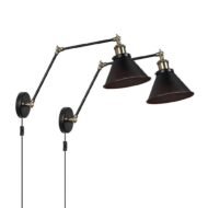 Alaine - Industrial Plug In Wall Sconce - Image 5