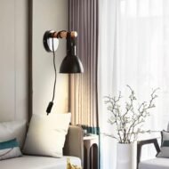 Algunda - Industrial Plug in Wall Sconce - Image 9