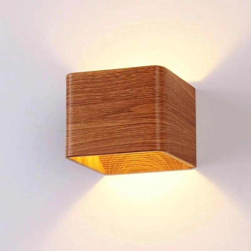 Arle-Nordic-Faux-Wooden-Wall-Lamp-BO-HA-1668078739.jpg Arle - Nordic Faux Wooden Wall Lights For Bedroom - Image 1