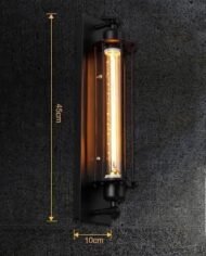 Bo - Industrial Style Vintage Bar Wall Lamp - Image 7