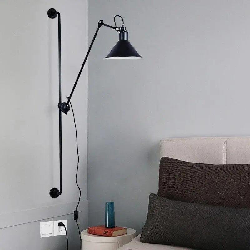 Haley-Industrial-Wall-Lamp-BO-HA-1668078879.jpg Haley - Industrial Plug In Wall Sconce - Image 1